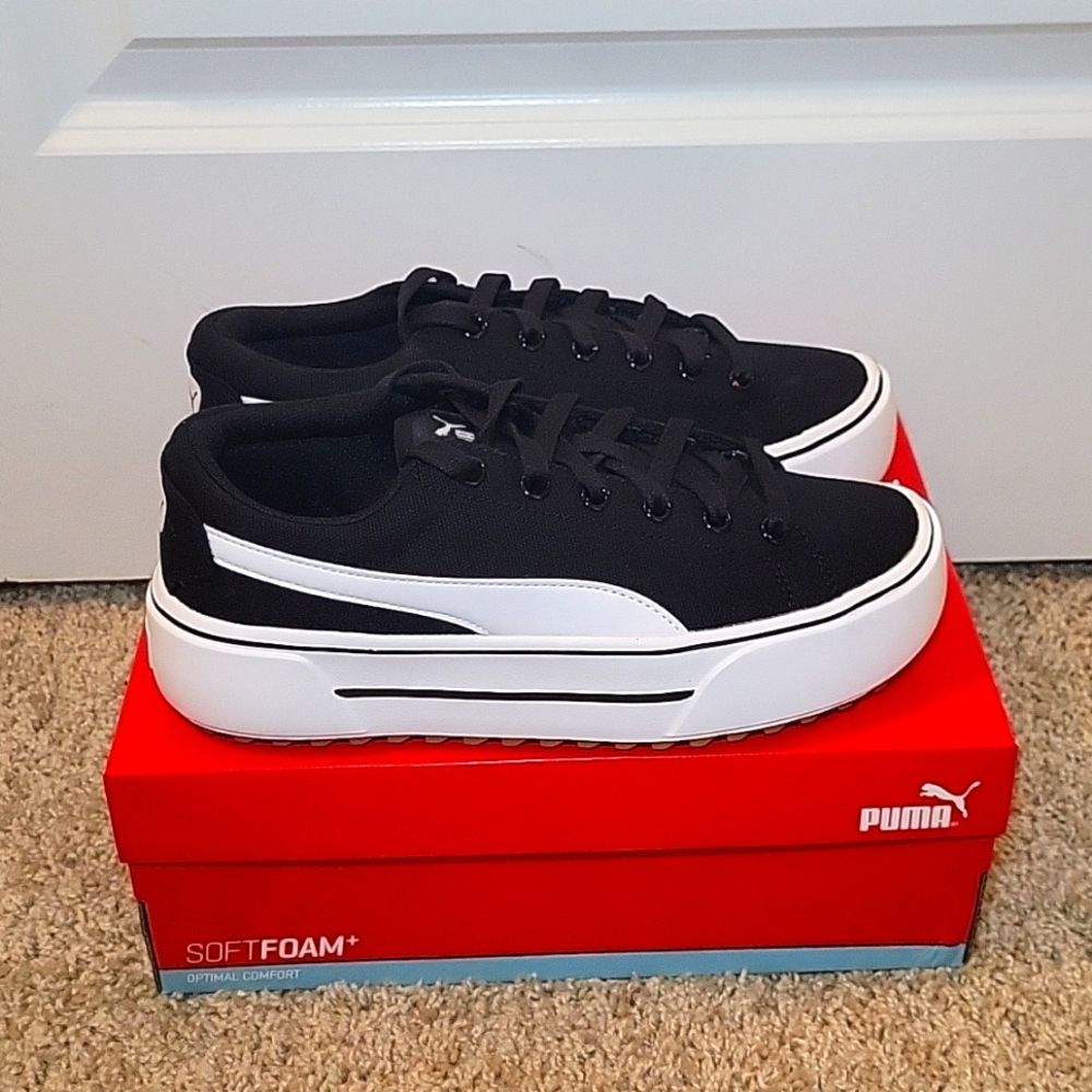 Puma Black and White Women's Sneakers